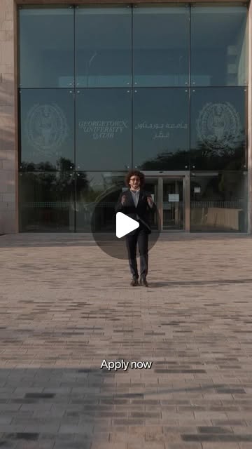 Georgetown University in Qatar admission applications for fall 2024 application is now open! 💙 — Qatar reel by TripleF Qatar