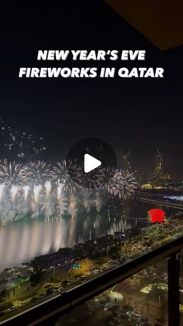 Fireworks at Al Maha Island for New Year’s Eve — Qatar reel by TripleF Qatar