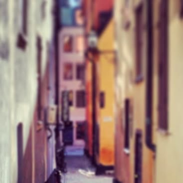 #GamlaStan or The Old Town in #stockholm #bicycle #sweden #alley #colors — Qatar reel by TripleF Qatar