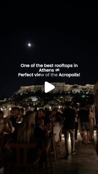 One of the best rooftops for Acropolis views 🇬🇷 — Qatar reel by TripleF Qatar in 360 Cocktail Bar, Athens