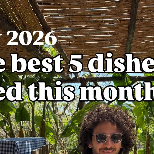 The best 5 dishes I tried this month 😍 Share it with a friend ↗️ — Qatar reel by TripleF Qatar in Qatar