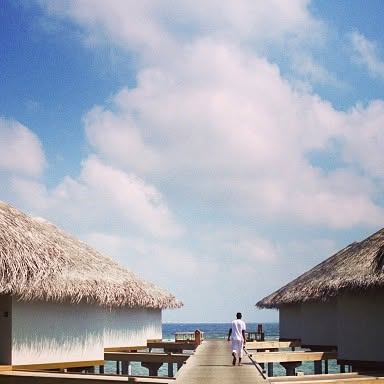 Morning view #velassaru #maldives #clouds #ocean — Qatar reel by TripleF Qatar