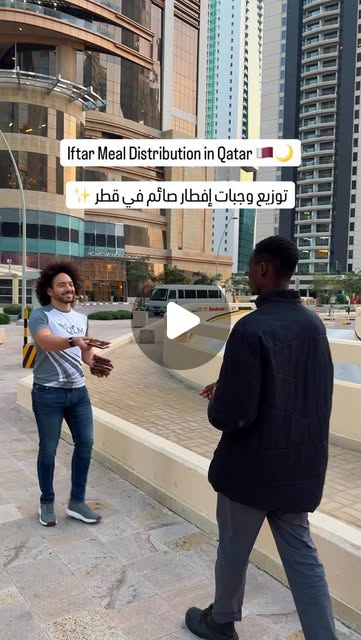 ftar Meal Distribution in Qatar 🇶🇦✨🌙 with @qlm_insurance