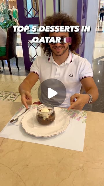 TOP 5 DESSERTS in Qatar 🇶🇦 🧁 — Qatar reel by TripleF Qatar in sugarandspice9