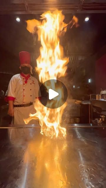 I love teppanyaki ❤️ 🇯🇵 — Qatar reel by TripleF Qatar in Newly opened @benihana.qtr in Villagio