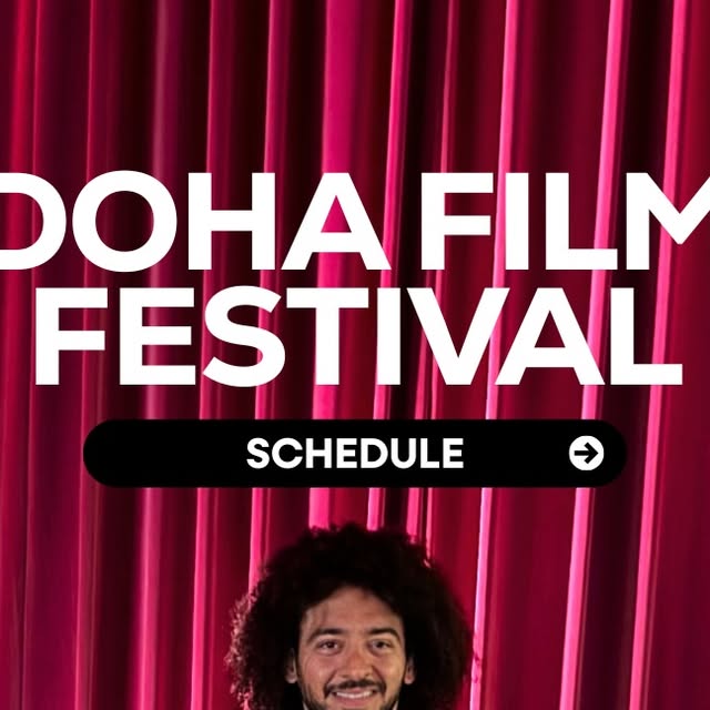 Let me make it easy for you, this is the full Doha Film Festival schedule! 🎥🙌