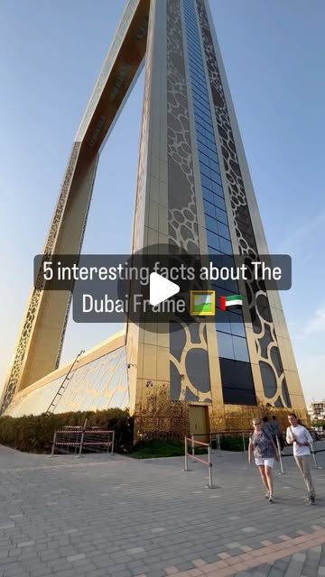 5 INTERESTING FACTS ABOUT @dubaiframe 🇦🇪  — Qatar reel by TripleF Qatar in dubaiframe