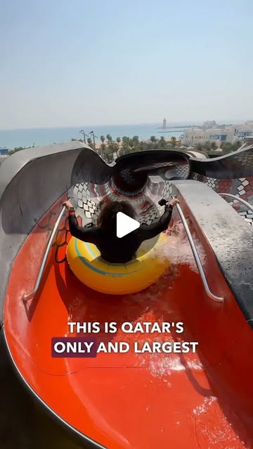 Water park in Qatar 🇶🇦 💦🎢