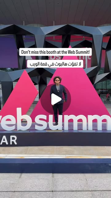 At Web Summit Qatar? This is the booth you can’t miss 👀🚀 Show this to a friend ↗️