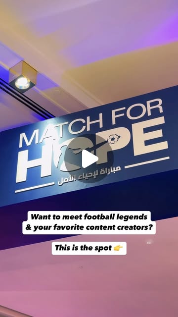 @match4hope fan zone 😍 — Qatar reel by TripleF Qatar in @placevendomeqatar