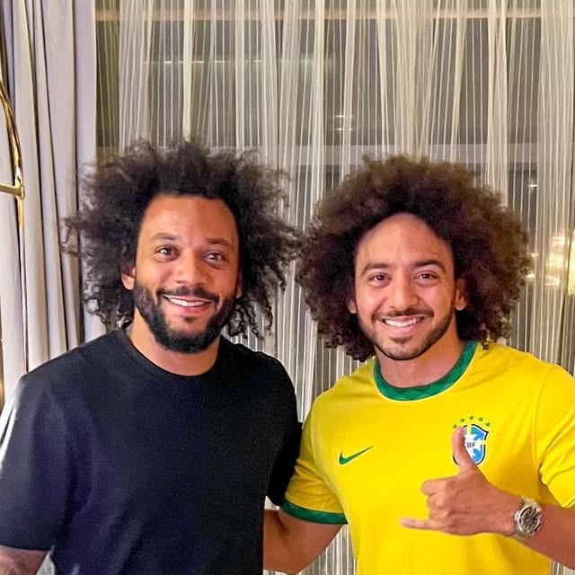 With my Brazilian twin 🇧🇷 ❤️