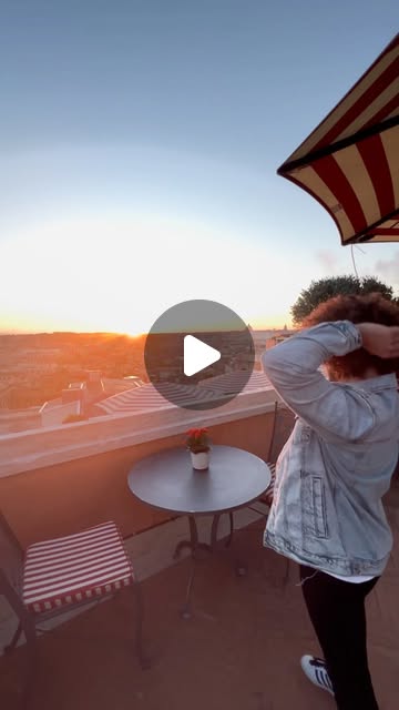 Sunset in Rome 🇮🇹❤️ — Qatar reel by TripleF Qatar in Cielo, @hoteldelavillerome