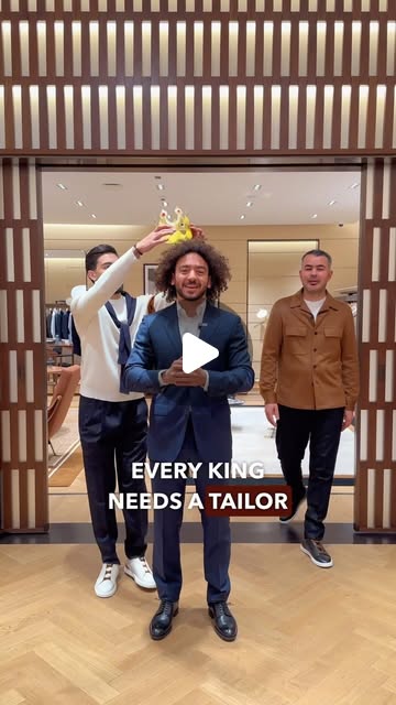 Every KING needs a tailor, and at ZEGNA, you will feel like one 👑 ✂️  — Qatar reel by TripleF Qatar in The Gate Mall