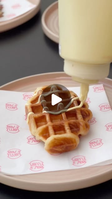Croissant +  Waffle = Croffle 🥐🧇 — Qatar reel by TripleF Qatar in Located at DustD2 in Salwa Road