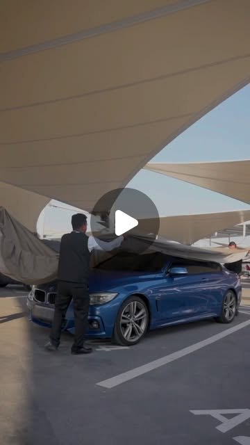 Valet service @hiaqatar ✈️ 🚙 — Qatar reel by TripleF Qatar in hiaqatar
