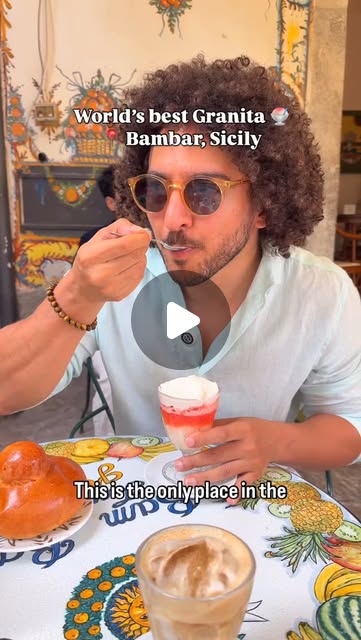Must visit when in Sicily 🍋 🇮🇹 Best Granita 😍