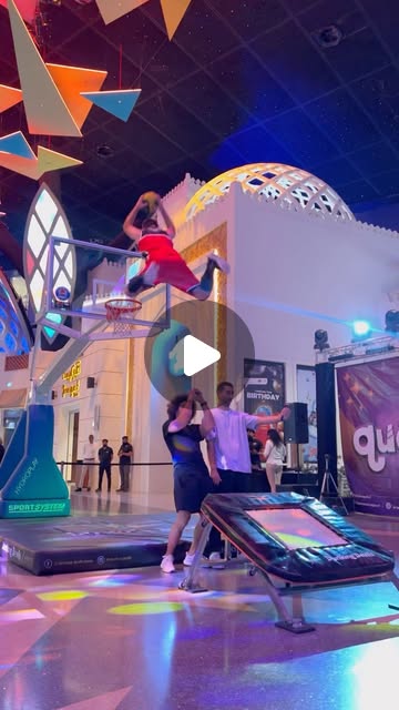 Slam Dunk Show 🏀  — Qatar reel by TripleF Qatar in Doha Quest