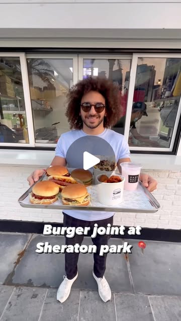 Find @pb.qa @hotelparkdoha 🍔 📍  — Qatar reel by TripleF Qatar in Weather is perfect for an outdoor meal, stop by @pb.qa if you are around Sheraton!
