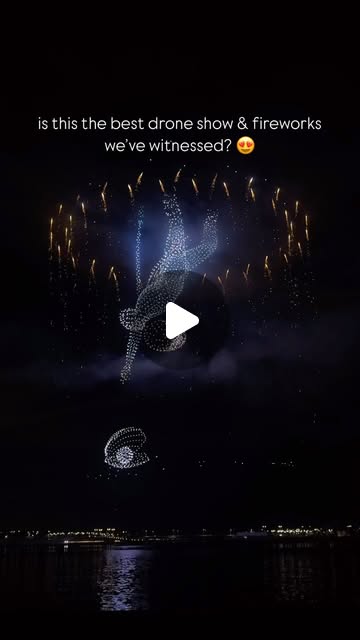 FREE Drone Show & fireworks at The Lusail Sky Festival  — Qatar reel by TripleF Qatar in Al Saad Plaza, Lusail