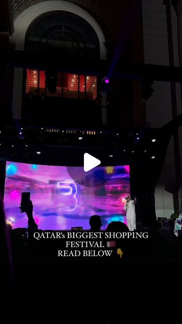 Qatar’s biggest shopping festival 🇶🇦 — Qatar reel by TripleF Qatar in Spanning multiple malls, the event offers discounts, daily family entertainment, and a chance to win weekly raffle prizes.