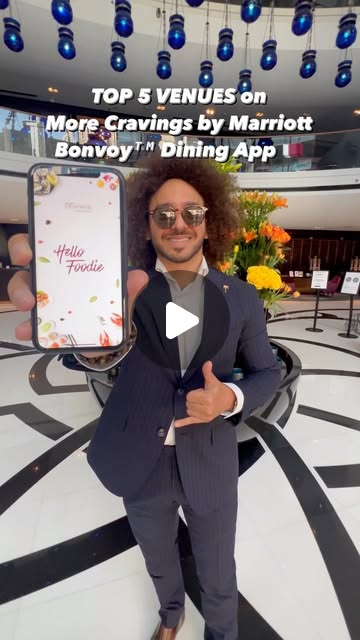 TOP 5 VENUES on More Cravings by Marriott Bonvoyᵀᴹ Dining App 🇶🇦 — Qatar reel by TripleF Qatar in @marriottmarquisdoha