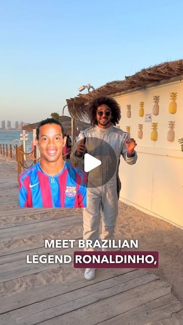 Ronaldinho in Qatar 🇶🇦 😱 — Qatar reel by TripleF Qatar