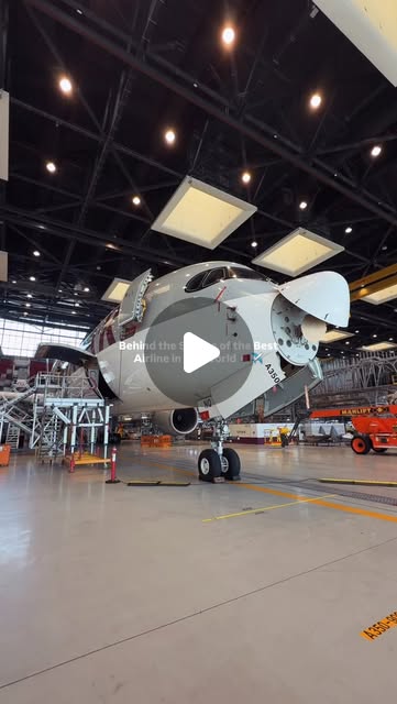 Send this to an aviation geek ✈️ — Qatar reel by TripleF Qatar in Qatar