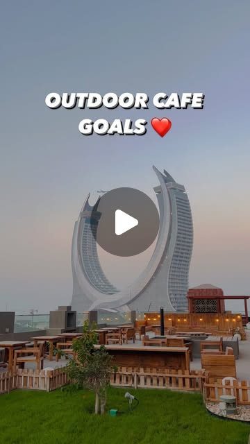 One of the best outdoor areas I’ve seen at a cafe in Qatar @thehouse_qa ❤️ 🇶🇦