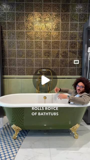 Rolls Royce of bathtubs 🤯 🛁  — Qatar reel by TripleF Qatar in Highrise Trading, Block 27, Safwa Building, Barwa Commercial Avenue, Industrial area road.