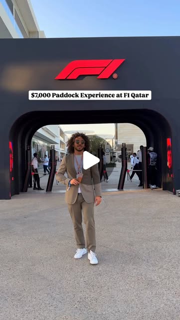 $7,000 Paddock Experience at F1 Qatar 🏁🇶🇦 Show it to a formula one fan ↗️ — Qatar reel by TripleF Qatar in Qatar
