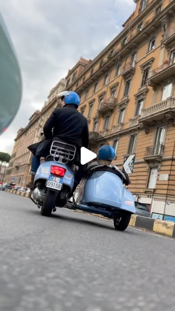 Rome on a Vespa 🛵 ❤️  — Qatar reel by TripleF Qatar in vespasidecartour