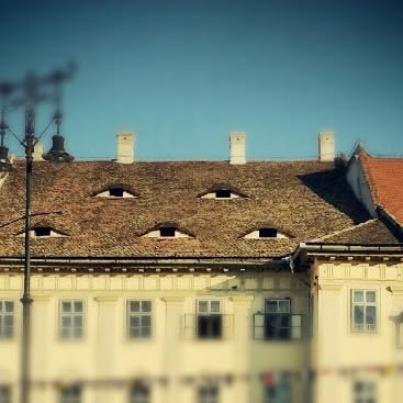 In movies, #TheHillsHaveEyes, however here, the houses have #eyes! #freaky #Sibiu #Romania #summer # — Qatar reel by TripleF Qatar