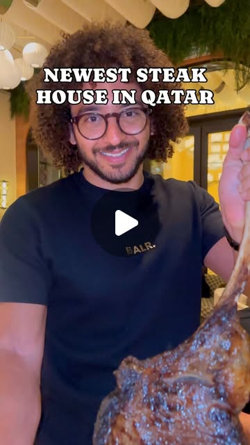 Newest steak house in Qatar 🇶🇦 🥩  — Qatar reel by TripleF Qatar in Chicago Rare, @fsthepearlqatar