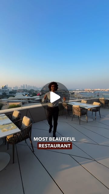One of the most beautiful restaurants in Qatar 🇶🇦  — Qatar reel by TripleF Qatar in 4th floor, National Museum of Qatar @nmoqatar