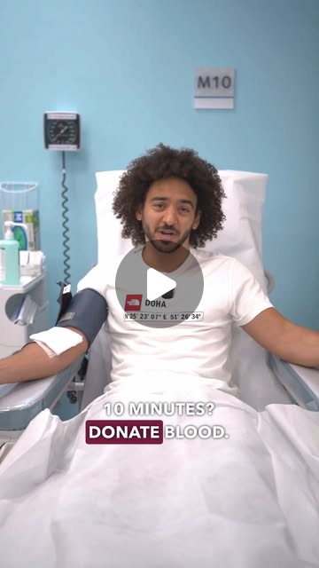 Donate blood in Qatar 🩸 🇶🇦 — Qatar reel by TripleF Qatar in Qatar National Blood Donation Center