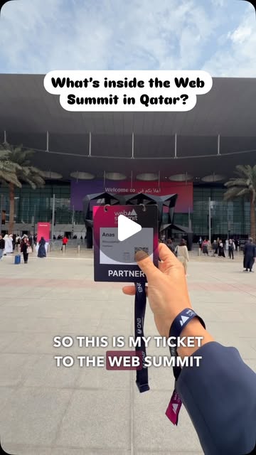 Would you pay 875$ to attend @websummitqatar ? — Qatar reel by TripleF Qatar in websummitqatar