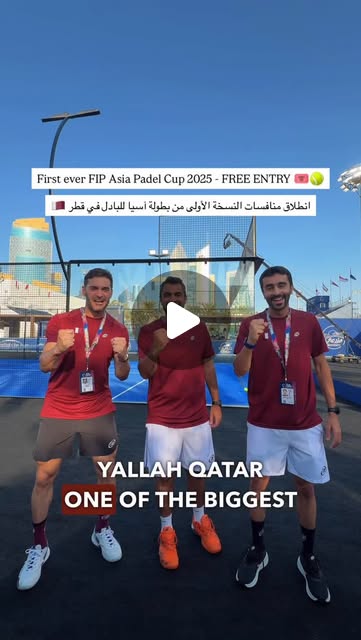 Asia’s best padel players on one court 🎾🔥 The FIP Asia Padel Cup 2025 is taking over Doha — passion, speed, and pure energy! 🇶🇦🌍 — Qatar reel by TripleF Qatar in Qatar