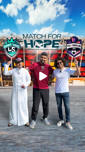 Match for Hope ⚽🌟 — Qatar reel by TripleF Qatar in Stadium 974, Qatar