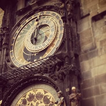 We meet again #Prague #astronomical #clock - The clock was first installed in 1410, making it the th — Qatar reel by TripleF Qatar