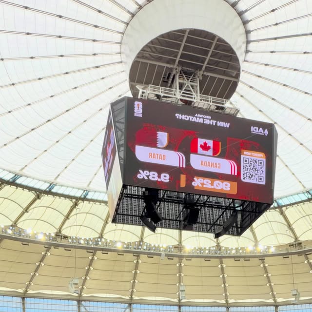 YALLA QATAR 🇶🇦 sorry Canada 🇨🇦 — Qatar reel by TripleF Qatar in Qatar