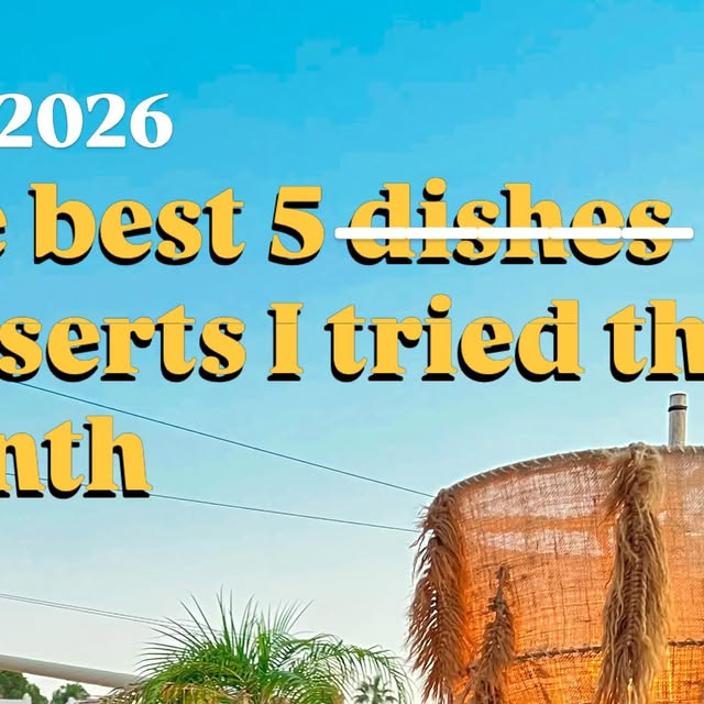 The best 5 desserts I had in May 2026 🍰 Share it with a friend ↗️