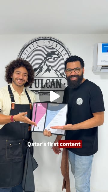 I passed! Officially a barista! ☕️😎 Qatar’s first and only content creator barista 😜 — Qatar reel by TripleF Qatar in Qatar
