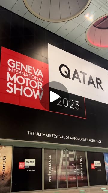 Geneva International Motor Show 2023 🚘 @gimsswiss  — Qatar reel by TripleF Qatar in - West Bay (DECC)