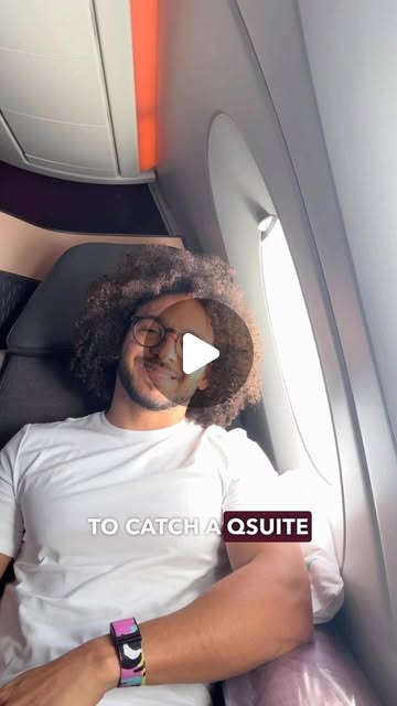 POV: World’s Best Business class experience ✈️  — Qatar reel by TripleF Qatar