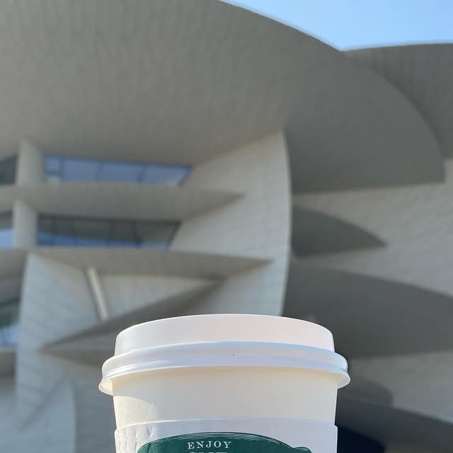 A cup of Ralph Lauren coffee s'il vous plaît ☕️☔️ — Qatar reel by TripleF Qatar in ralphscoffee