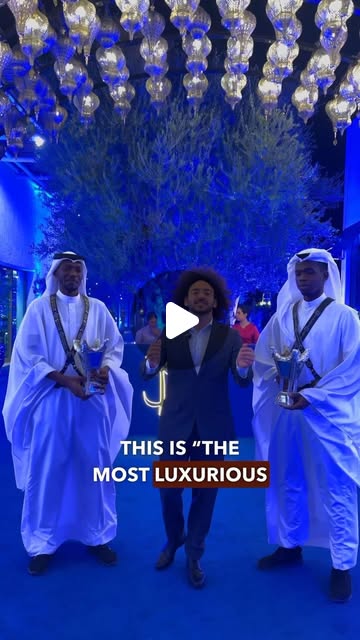 Qatar’s most luxurious Ramadan Tent ✨ 🇶🇦 Do you think it’s worth it? — Qatar reel by TripleF Qatar in Qomra, Al Maha Island