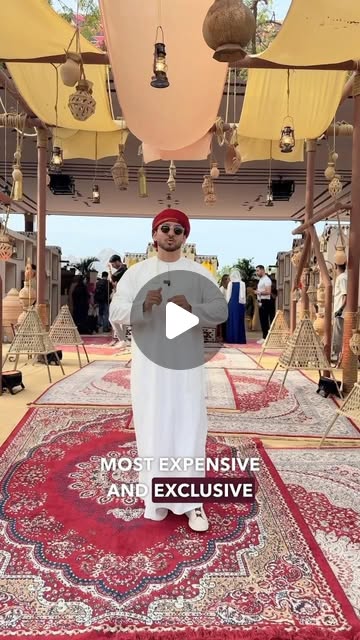 Most expensive & exclusive tent I’ve been to this Ramadan 🌙 a table is 11,000$! — Qatar reel by TripleF Qatar