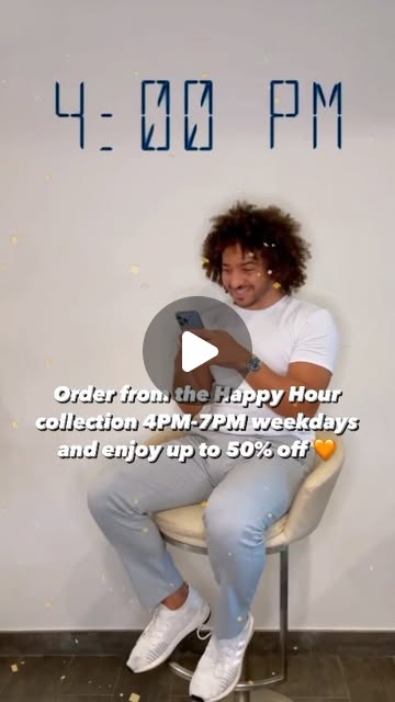 Order from the Happy Hour collection 4PM-7PM weekdays and enjoy up to 50% off 🧡 — Qatar reel by TripleF Qatar