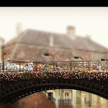 #Bridge of liars in #Sibiu #Romania - the name comes from the fact that couples tell each other "swe — Qatar reel by TripleF Qatar
