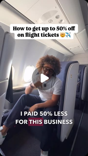 How to get up to 50% off on flight tickets 🤯 ✈️ 